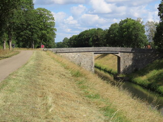 Canal du nivernais en Bourgogne