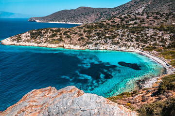 Seaside area in ancient knidos Turkey