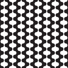 Seamless abstract geometric pattern background in black and white.