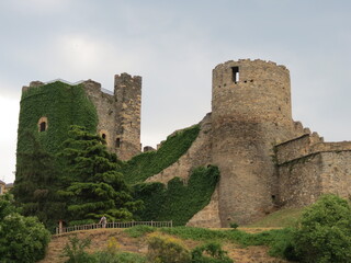 Fototapeta na wymiar Templar castle in Ponferrada