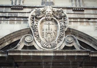 Stone Carved Architecture Details. Maltese Sacred Architecture