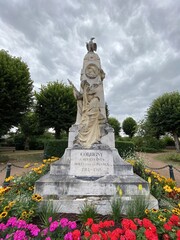 Fototapeta premium Monument aux morts à Corbigny, Bourgogne
