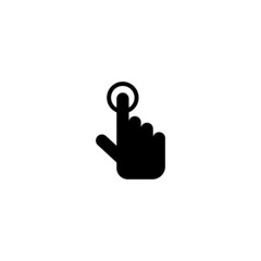Control Icon in black flat glyph, filled style isolated on white background