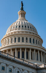 Obraz premium US Capitol Building dome, Washington, DC, 2020 