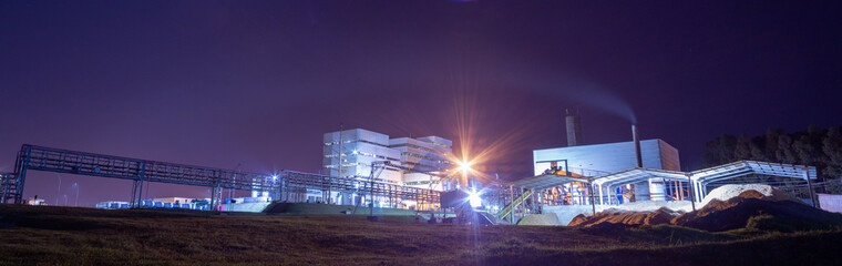 Working day and night.