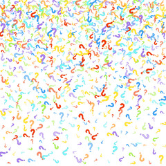 Question marks Quiz doubt survey faq public poll.