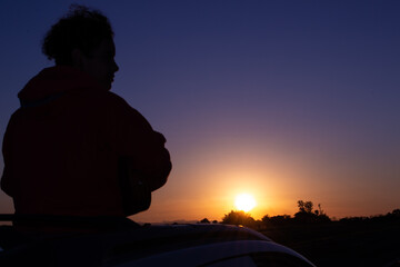 silhouette of a person