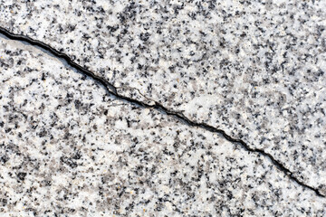 granite surface with crack, background, texture