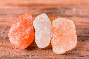 Pile of pink Himalayan salt