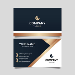 creative business card template vector illustration