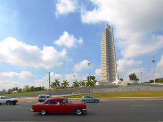 Vintage retro cars on the streets of Havana. Vintage cars on the streets of Havana.