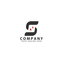 Initial SN Logo Design Inspiration Vector