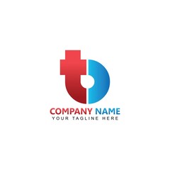 Obraz premium Initial TB Logo Design Inspiration