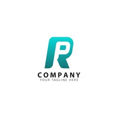 Fototapeta premium Initial Rp Logo Design Vector