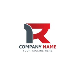 Initial R Logo Design inspiration vector