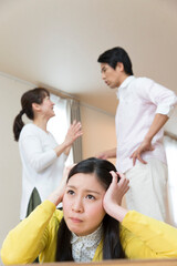 Obraz premium 両親の喧嘩