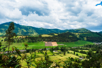 Fototapeta na wymiar natural landscape in nono Ecuador