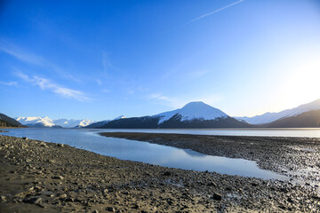 Turnagain Arm from Girdwood, Anchorage, Alaska