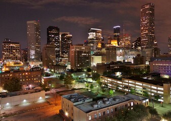 Fototapeta premium Modern Skyline of Houston, Texas, USA