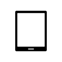 tablet device tech silhouette style icon