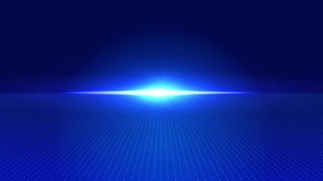 futuristic light with big data motion background endless looping - 4K