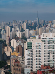 Urban Scene Sao Paulo Brazil Cityscape Skyline Vertical