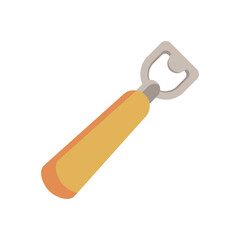 bottle opener flat style icon