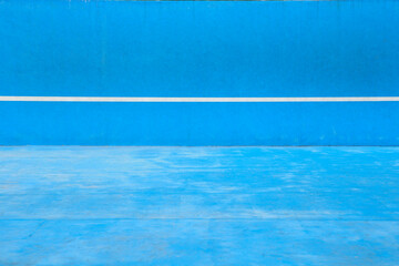 Picture of a tennis ball practice court