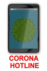 Corona Hotline concept