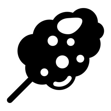 
Cotton candy icon design, candy floss vector 
