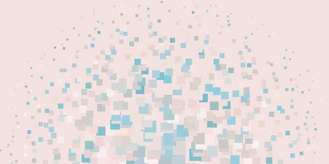 Light Pink, Green vector background with rectangles. Illustration with a set of gradient rectangles. Modern template for your landing page.