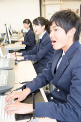 Fototapeta premium パソコンの授業