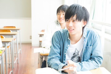 Obraz premium 高校の授業