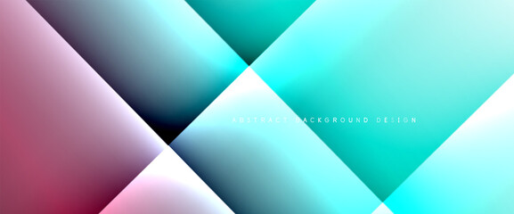 Fluid gradients with dynamic diagonal lines abstract background. Bright colors with dynamic light and shadow effects. Vector wallpaper or poster