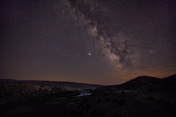 Naklejka na ściany i meble The Milky Way over Jensen, Utah, USA