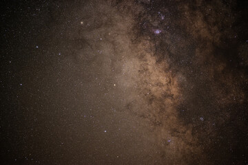 Close-up Image of the Milky Way Core