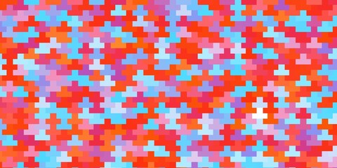 Light Blue, Red vector template in rectangles. Illustration with a set of gradient rectangles. Template for cellphones.