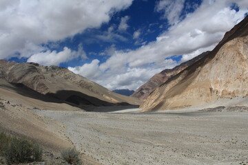 Beautiful mountains of Ladakh region in India.