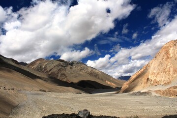 Beautiful mountains of Ladakh region in India.