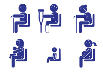 Infographics. Norms of behavior in public transport