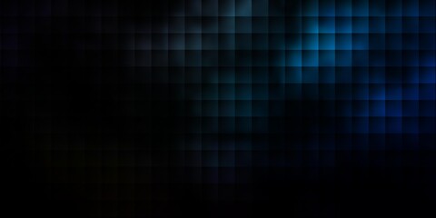 Fototapeta na wymiar Dark BLUE vector texture in rectangular style.