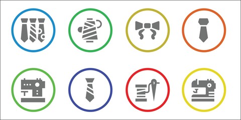 Fototapeta premium dressmaking icon set