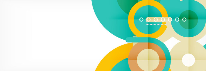 Circles and lines abstract background for covers, banners, flyers and posters and other templates
