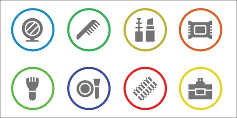 Fototapeta premium makeup icon set