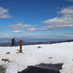 長野の雪山