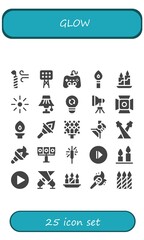 glow icon set