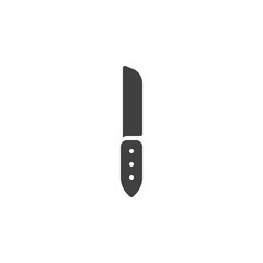 Kitchen knife vector icon. filled flat sign for mobile concept and web design. Knife glyph icon. Symbol, logo illustration. Vector graphics