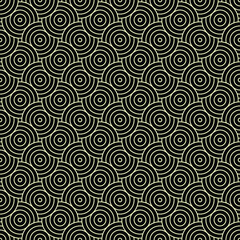 Overlapping Circles Pattern, art background.