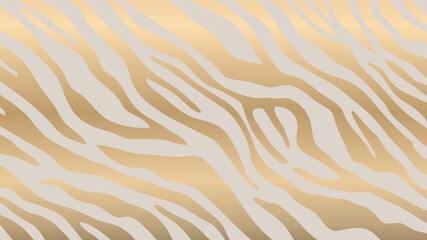 Luxury Gold animal skin background vector. Exotic animal skin with golden texture. Leopard skin, zebra and tiger skin vector illustration. © TWINS DESIGN STUDIO