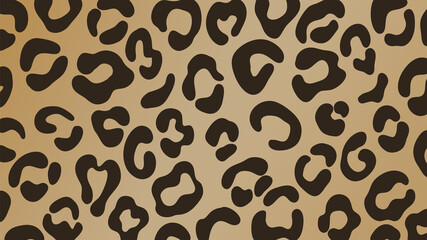 Luxury animal skin background vector. Exotic animal skin with golden texture. Leopard skin, zebra and tiger skin vector illustration.